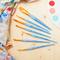 9 Pack: Golden Taklon Flat Variety Brush Set by Craft Smart®